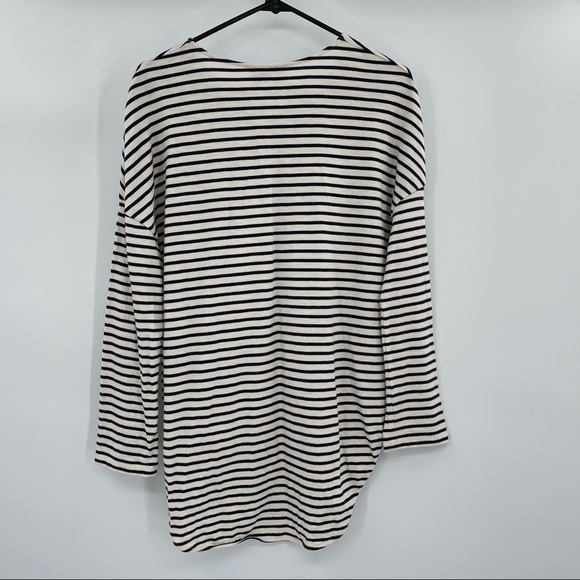 Zara Trafaluc Striped High Lo Embellished Top​ - Picture 6 of 6